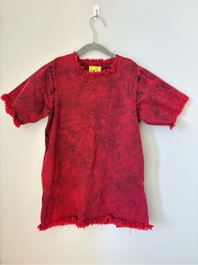 M’A Marques Almeida Kids Oversized T-Shirt Denim Dress Size 5